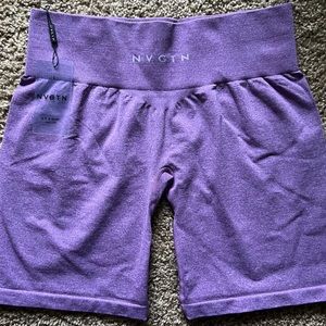 NVGTN Pro Shorts in color Violet NWT